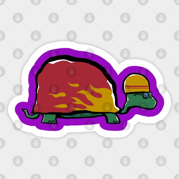 Racing Turtle Sticker by greendeer